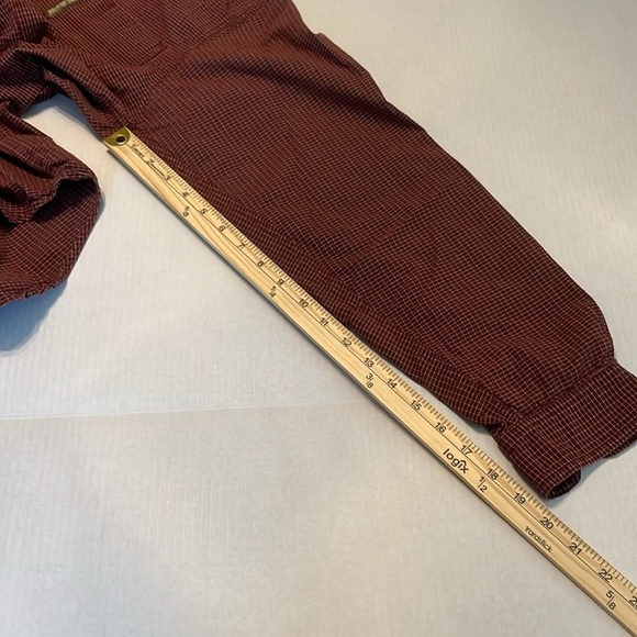 Columbia Men’s Red Rust Long Sleeve Button Down Shirt Size M - Picture 5 of 9